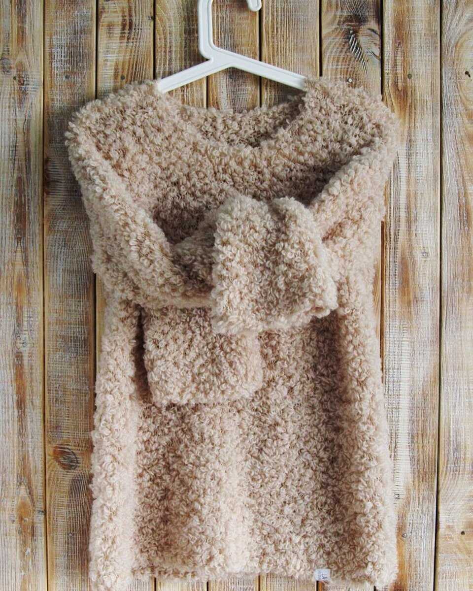 Boucle yarn knit patterns
