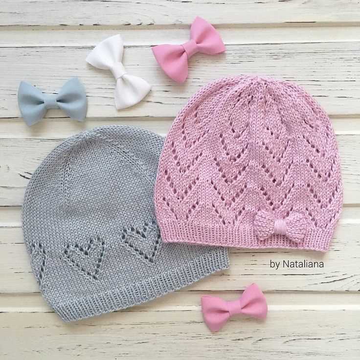 Bow hat knitting pattern