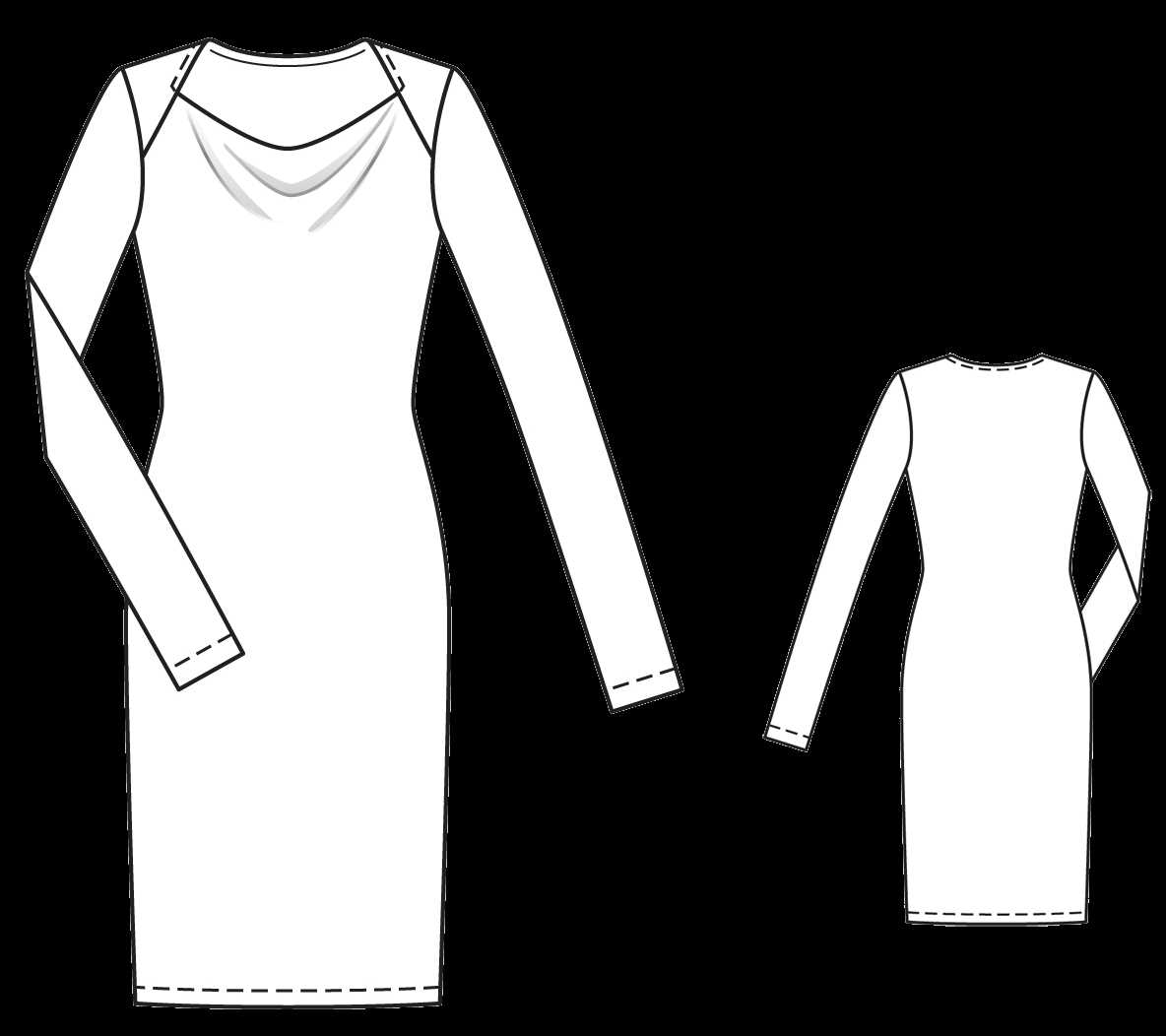 Knit fabric dress pattern free