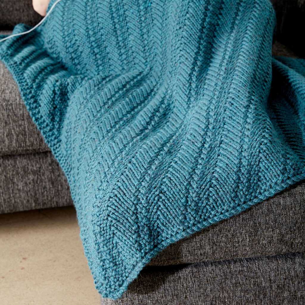 Lap blanket knit pattern