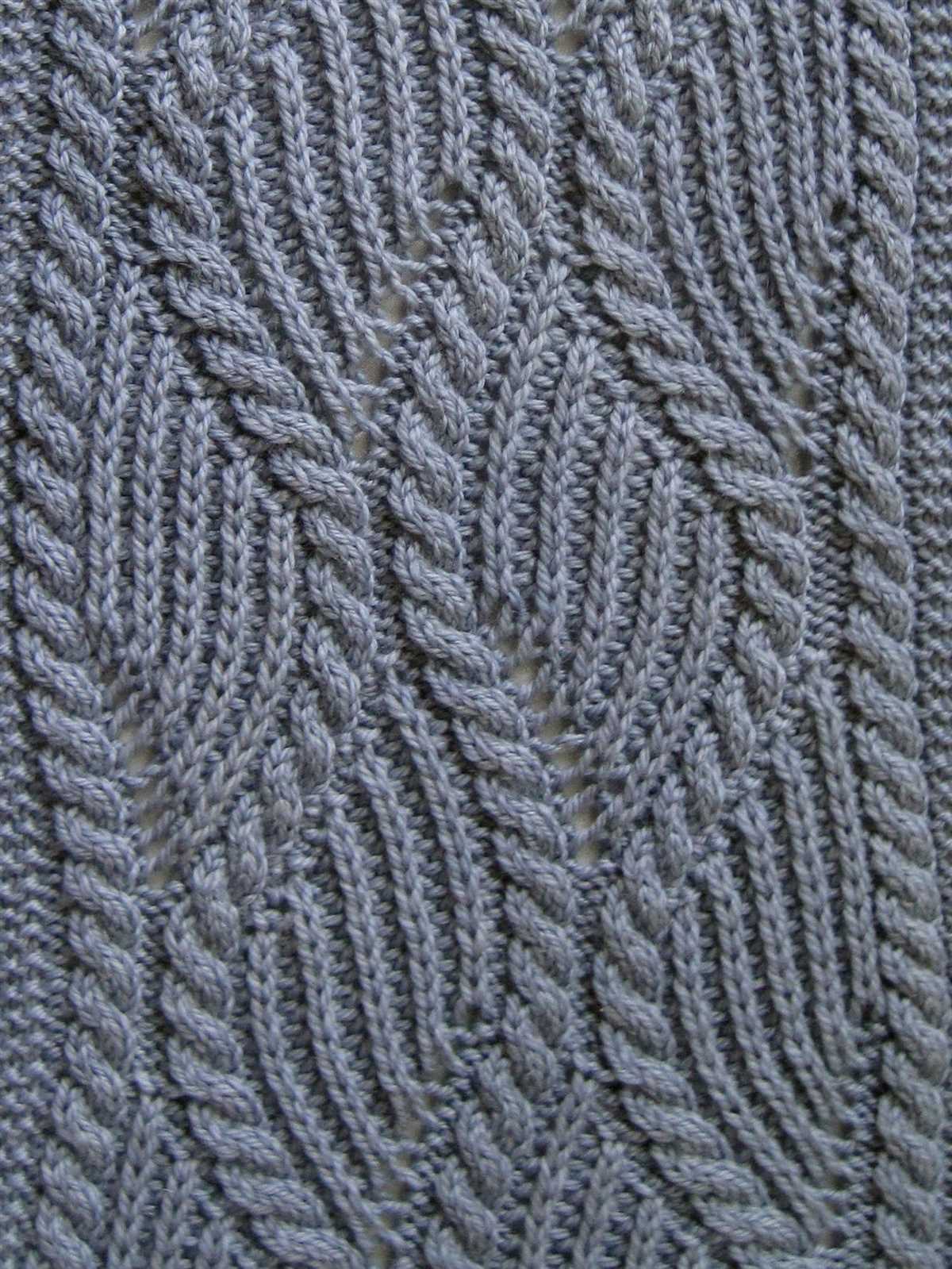 Cable knit pocket scarf pattern