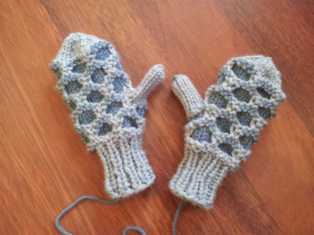Free mittens knitting pattern easy