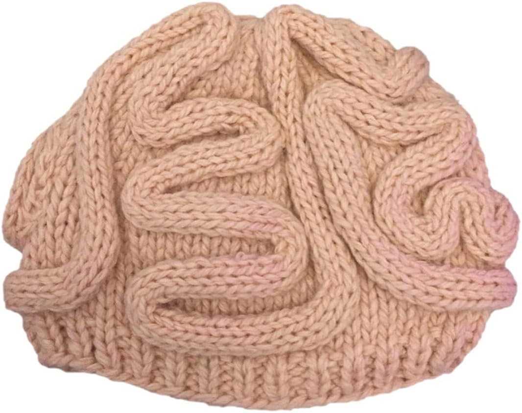 Brain beanie knitting pattern
