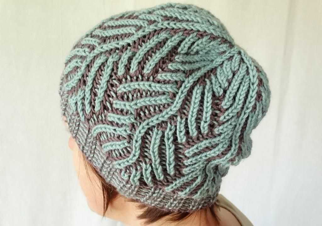 Brioche knit hat pattern