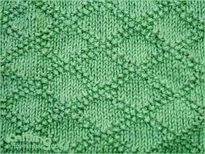 Brocade knitting pattern
