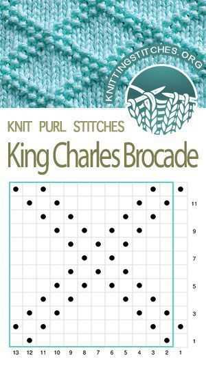 Brocade knitting pattern