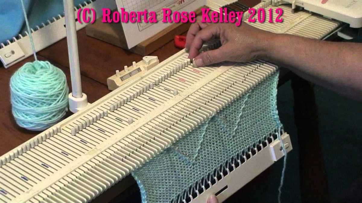 Brother kx350 knitting machine patterns