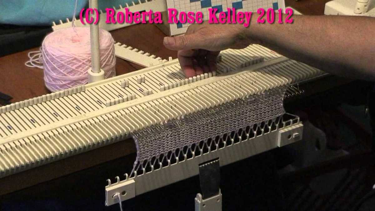 Brother kx350 knitting machine patterns
