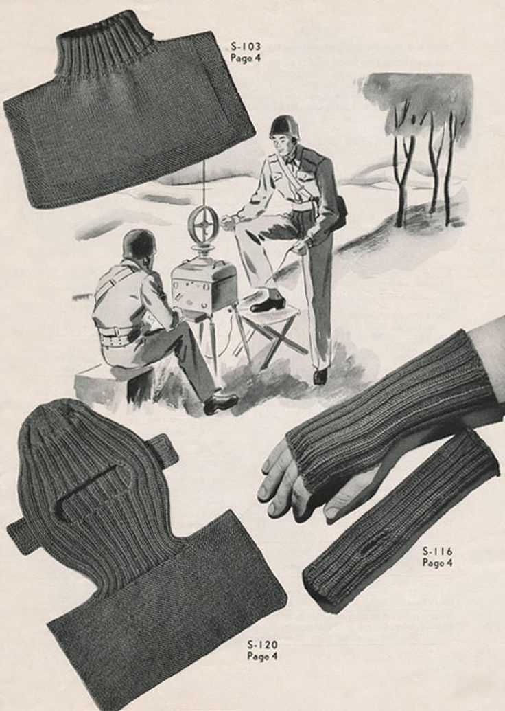 Military knitting patterns