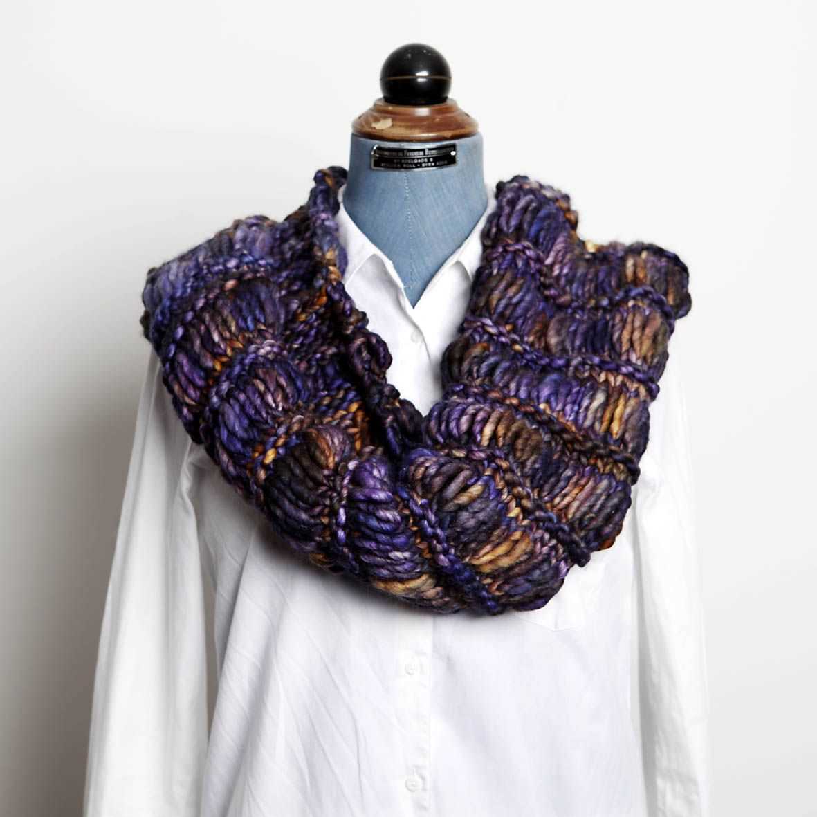 Bulky yarn cowl knitting patterns free