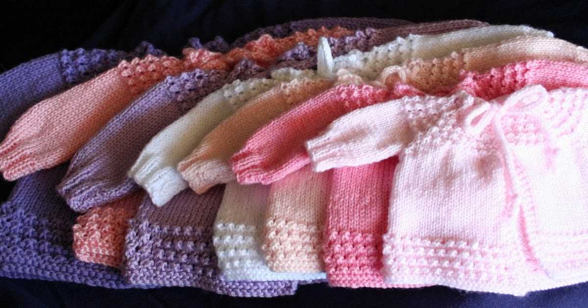 Knit baby cardigan pattern free