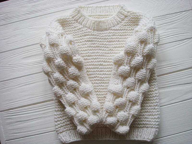 Bubble knit cardigan pattern