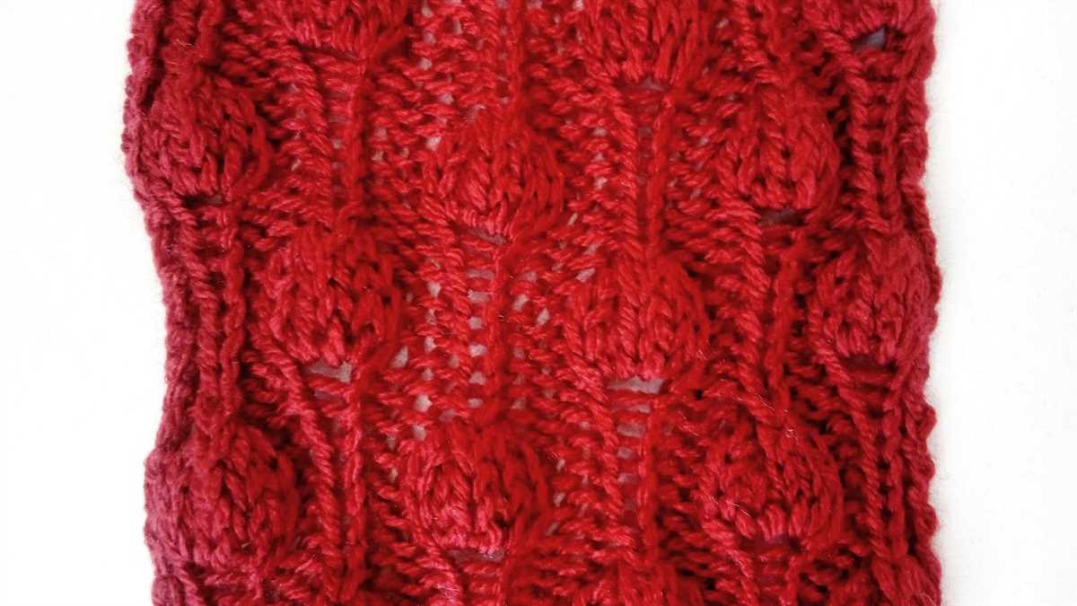 Bubble sleeve knitting pattern