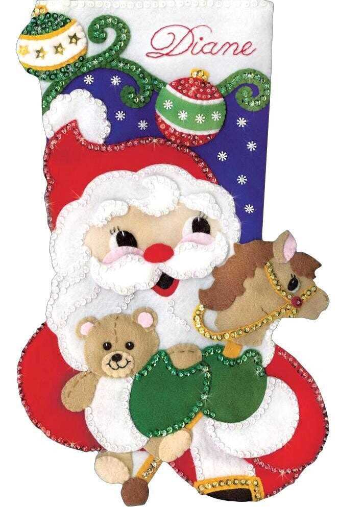 Bucilla knitted christmas stocking patterns