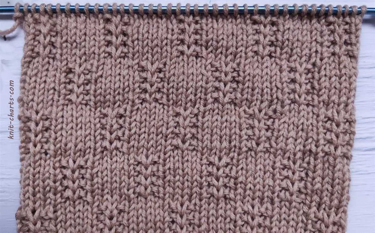 Buffalo check knitting pattern