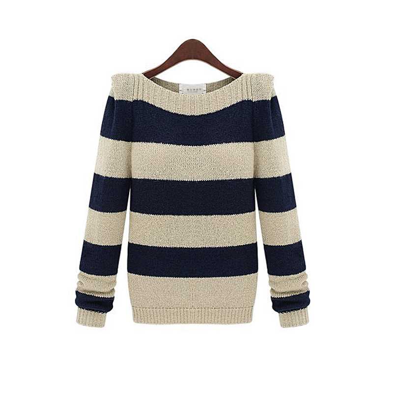 Boat neck knit sweater pattern