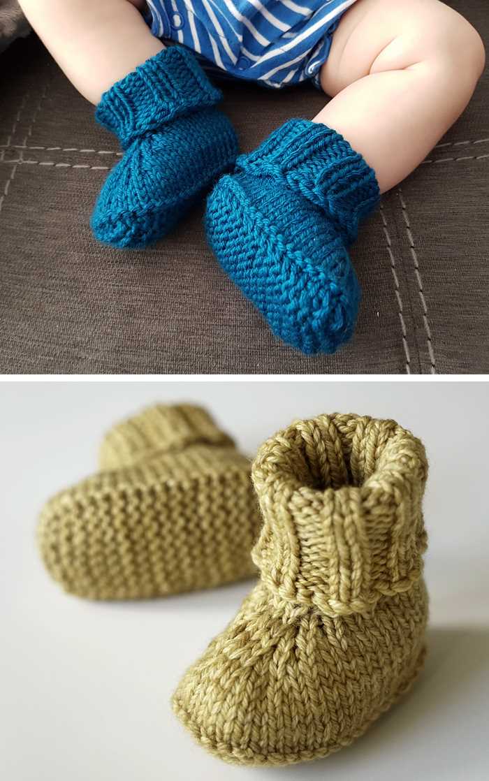Bulky knit slippers pattern