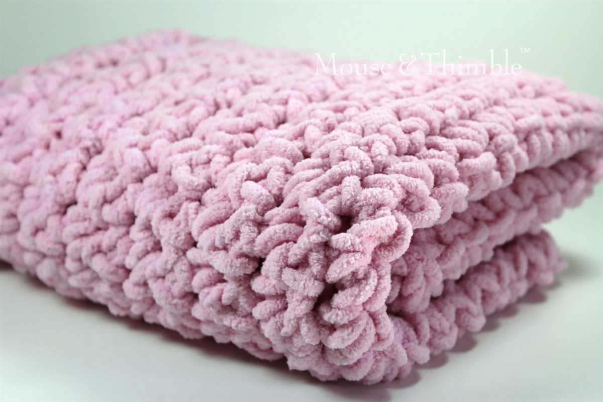 Bulky yarn blanket knit pattern