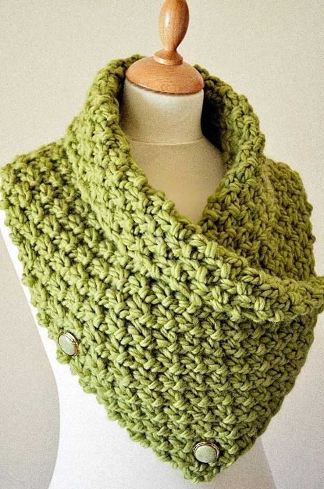 Bulky yarn cowl knitting patterns free