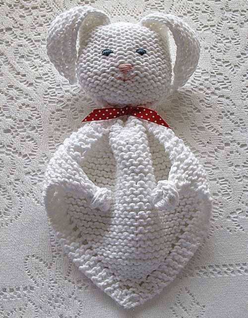 Bunny blanket knitting pattern