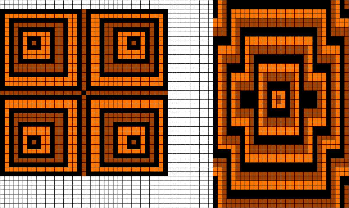 Knitting pattern grid paper