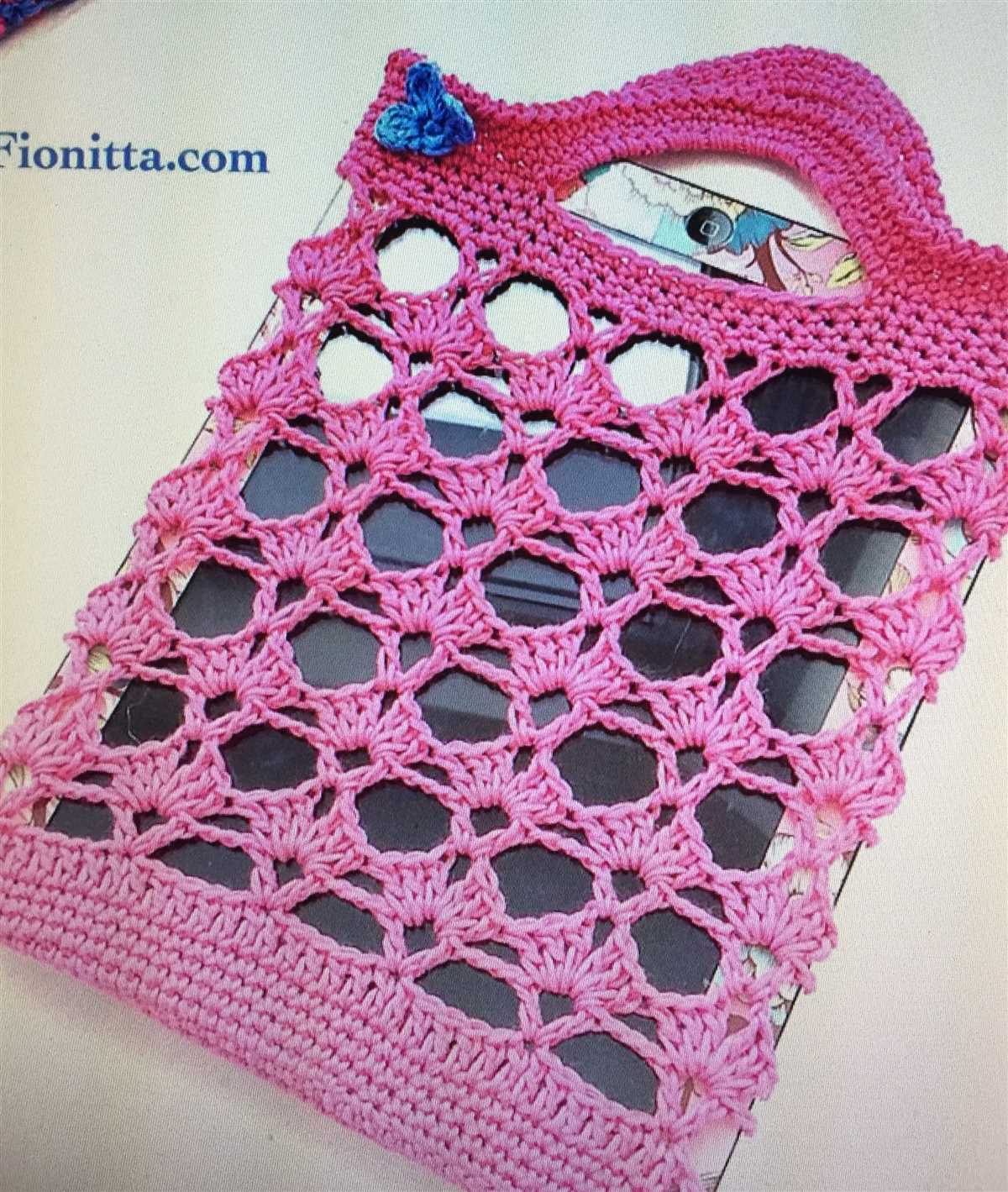 Knit string bag pattern
