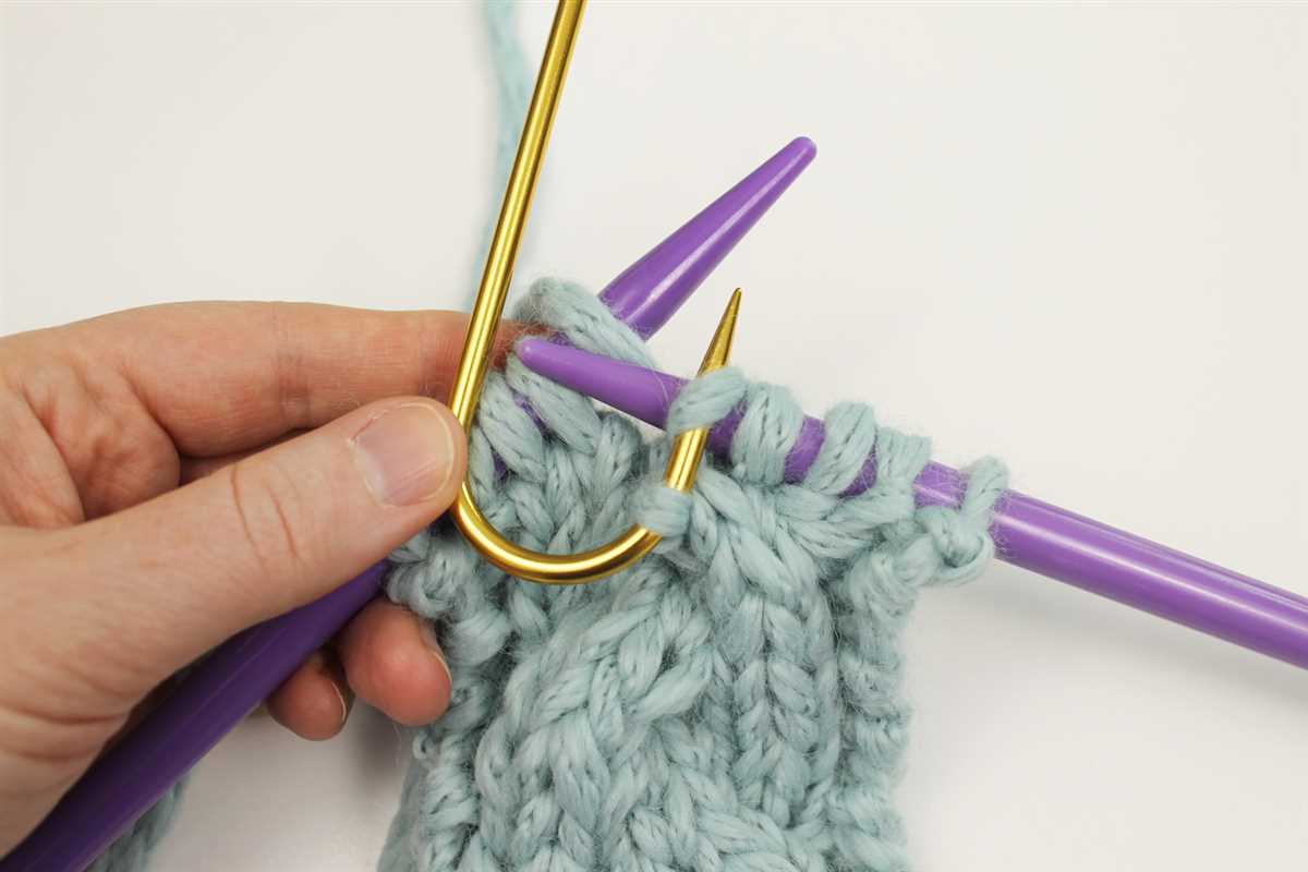 Cable braid knitting pattern