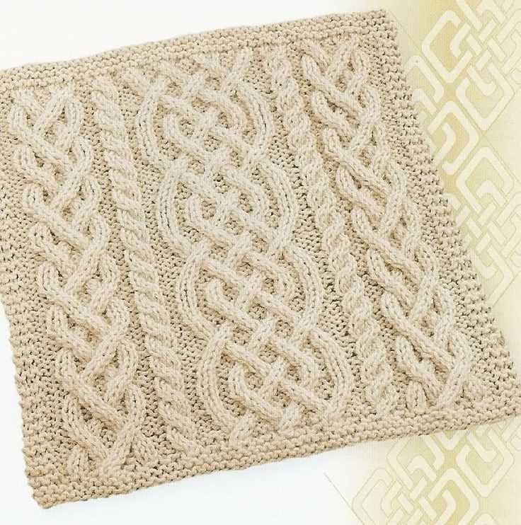 Cable knit afghan pattern