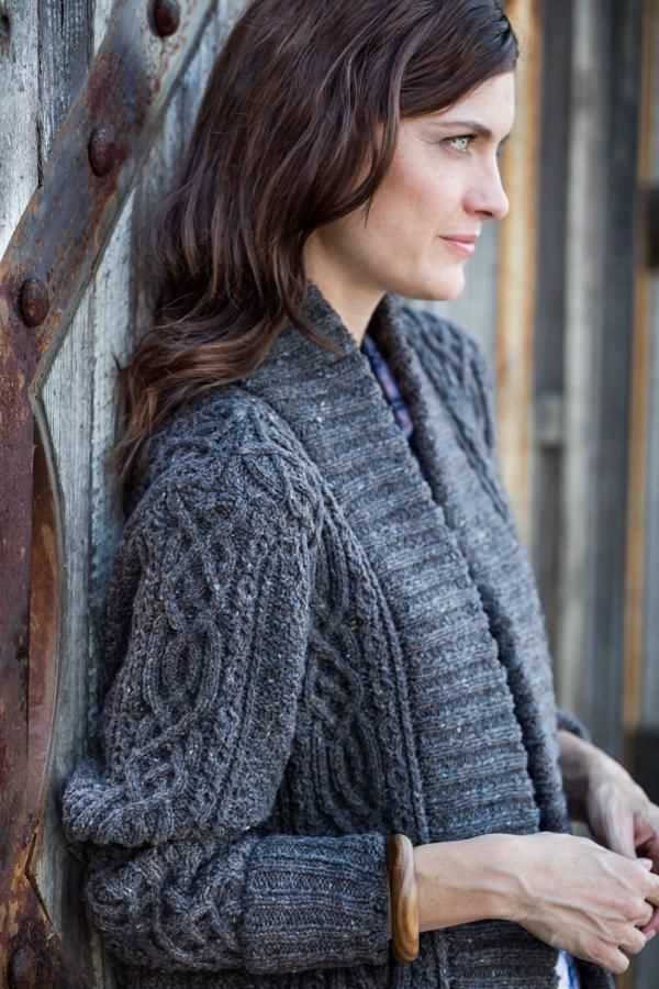 Cable knit cardigan pattern