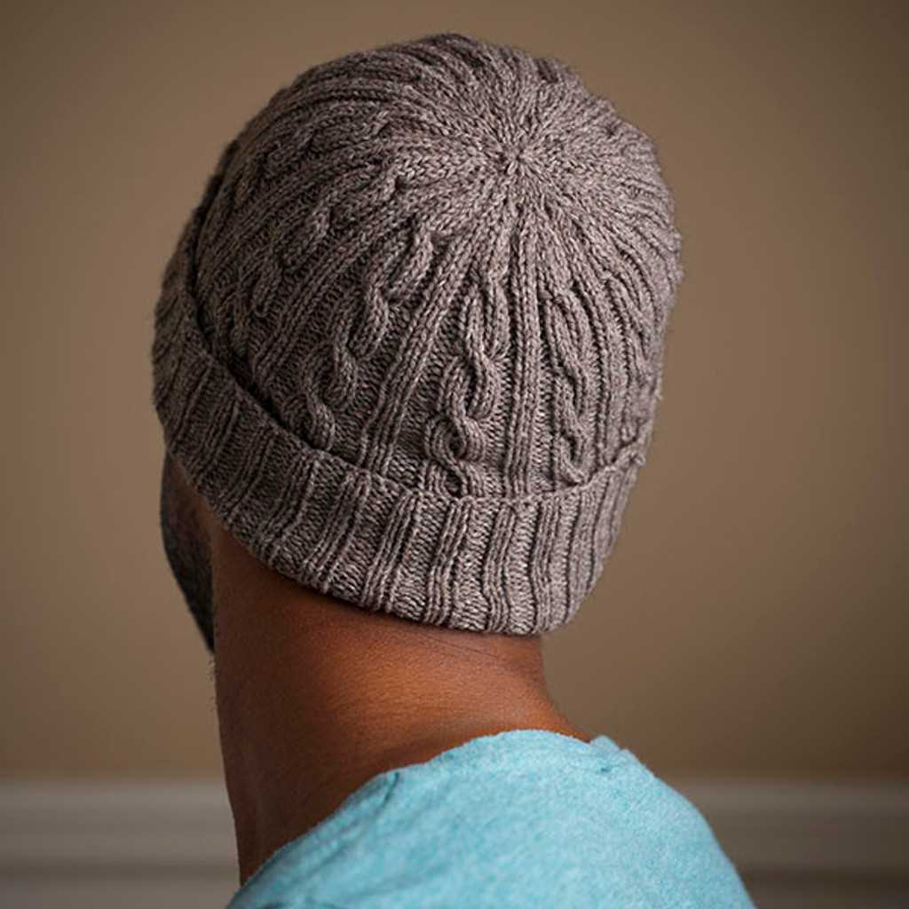 Cable knit beanie pattern
