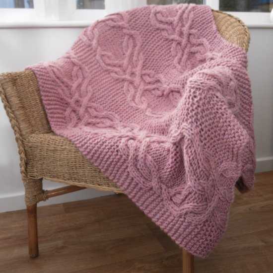 Cable knit blanket patterns