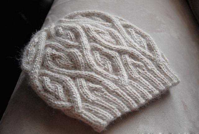 Cable knit hat free pattern