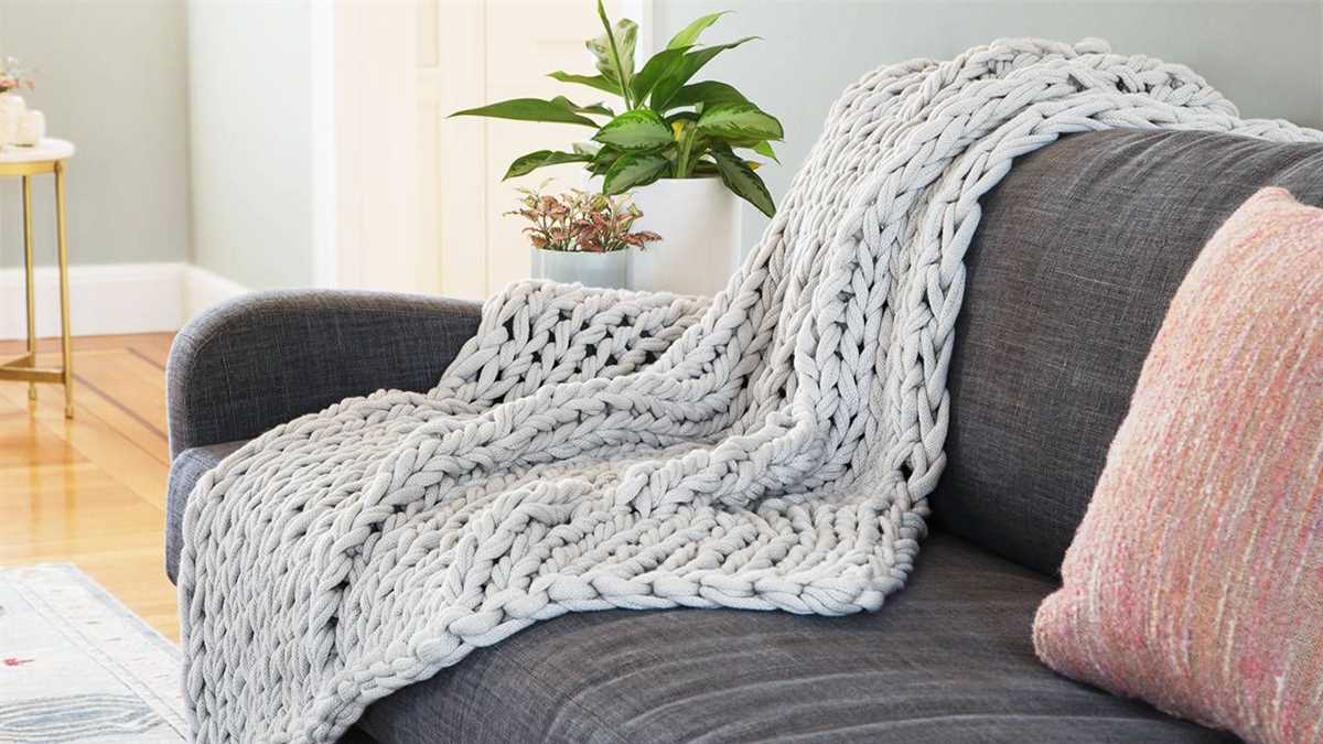 Cable throw knitting pattern