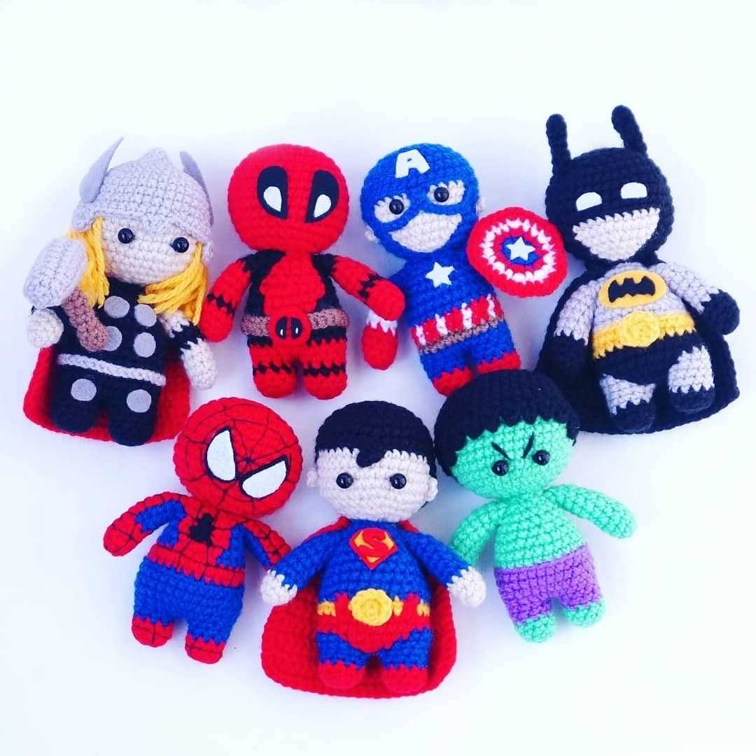 Captain marvel knitting pattern