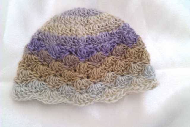 Caron knit hat pattern