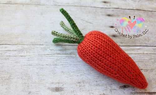 Carrot knitting pattern