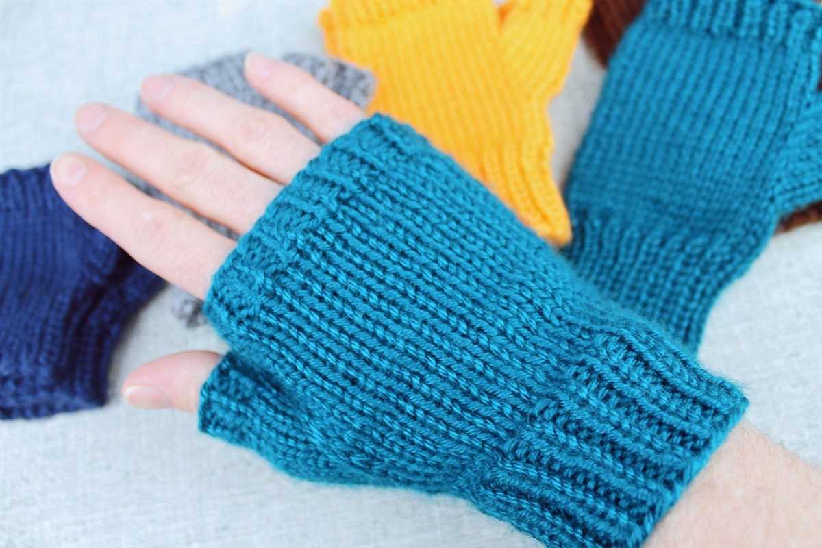 2 needle gloves knitting pattern