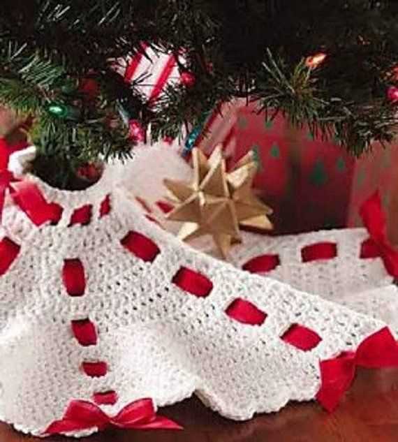 Free knitting patterns for christmas tree skirts