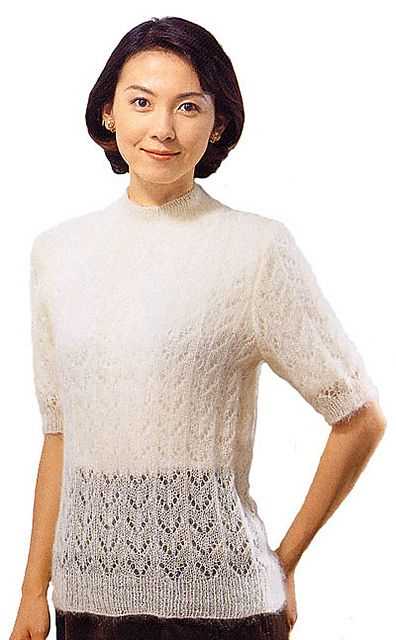 Lace knitting patterns for sweaters