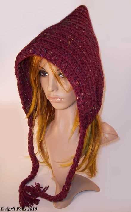 Pixie hat pattern knitting