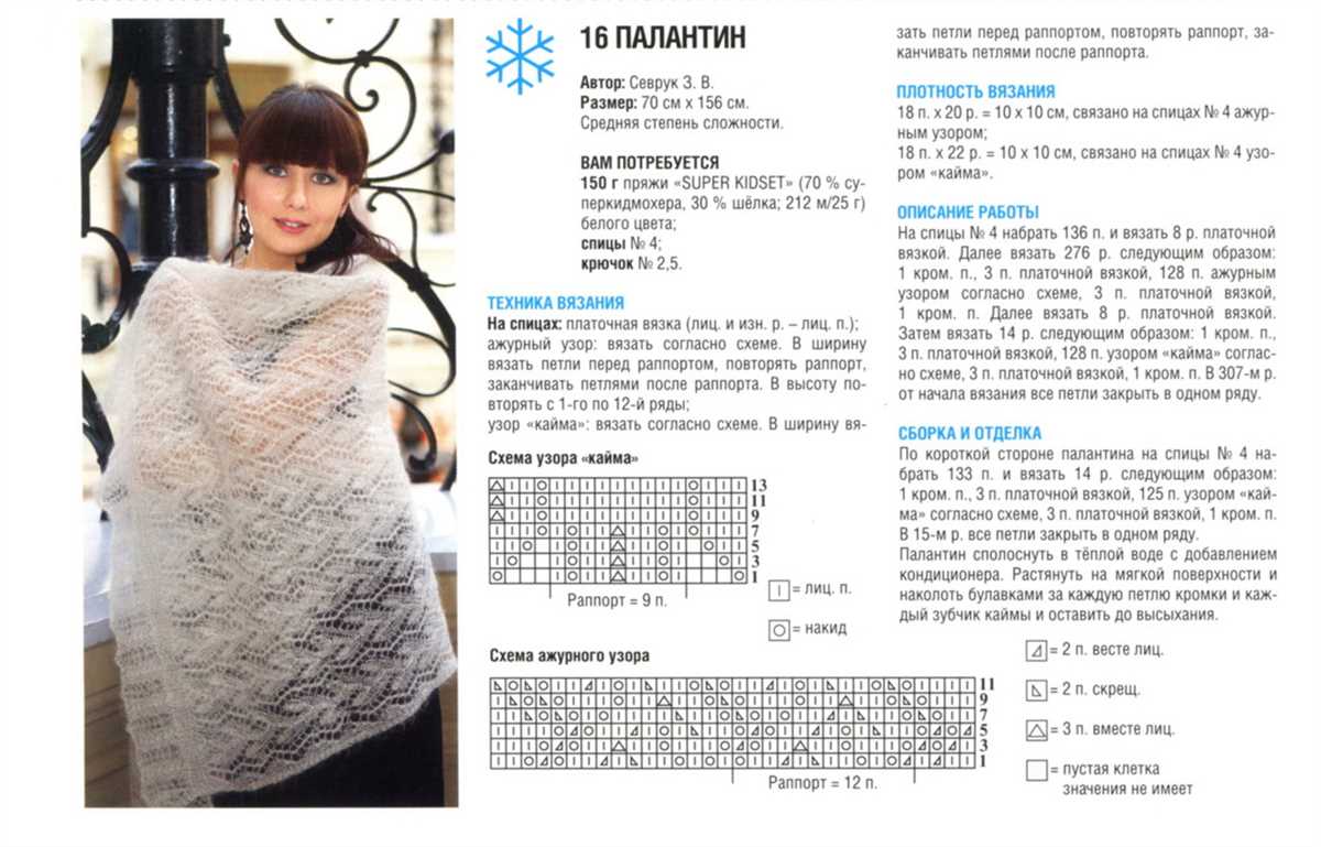 Mohair wrap knitting pattern