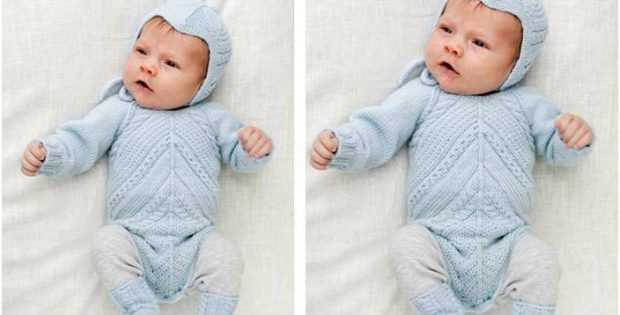 Knitted onesie pattern