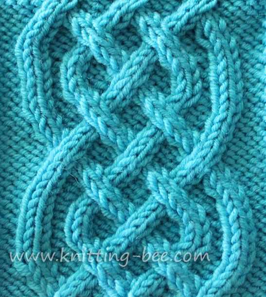 Celtic cable knitting pattern