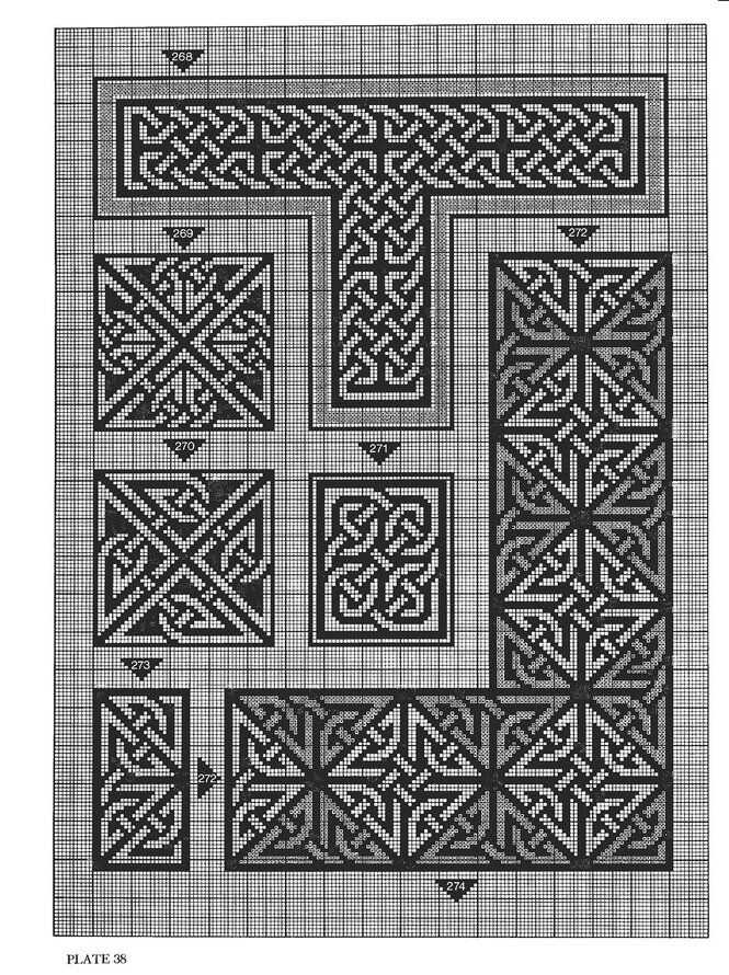 Celtic cross knitting pattern