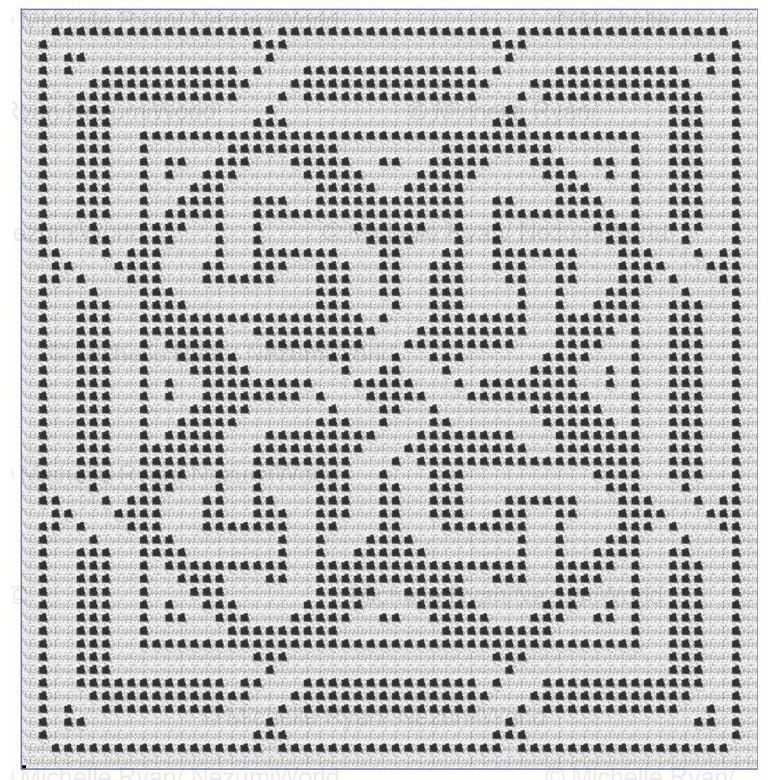 Celtic cross knitting pattern