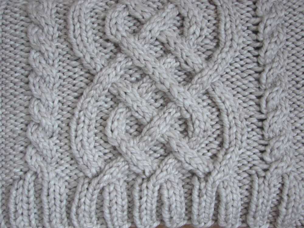 Celtic cable knitting pattern