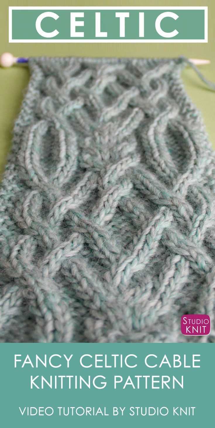 Celtic cable knitting pattern