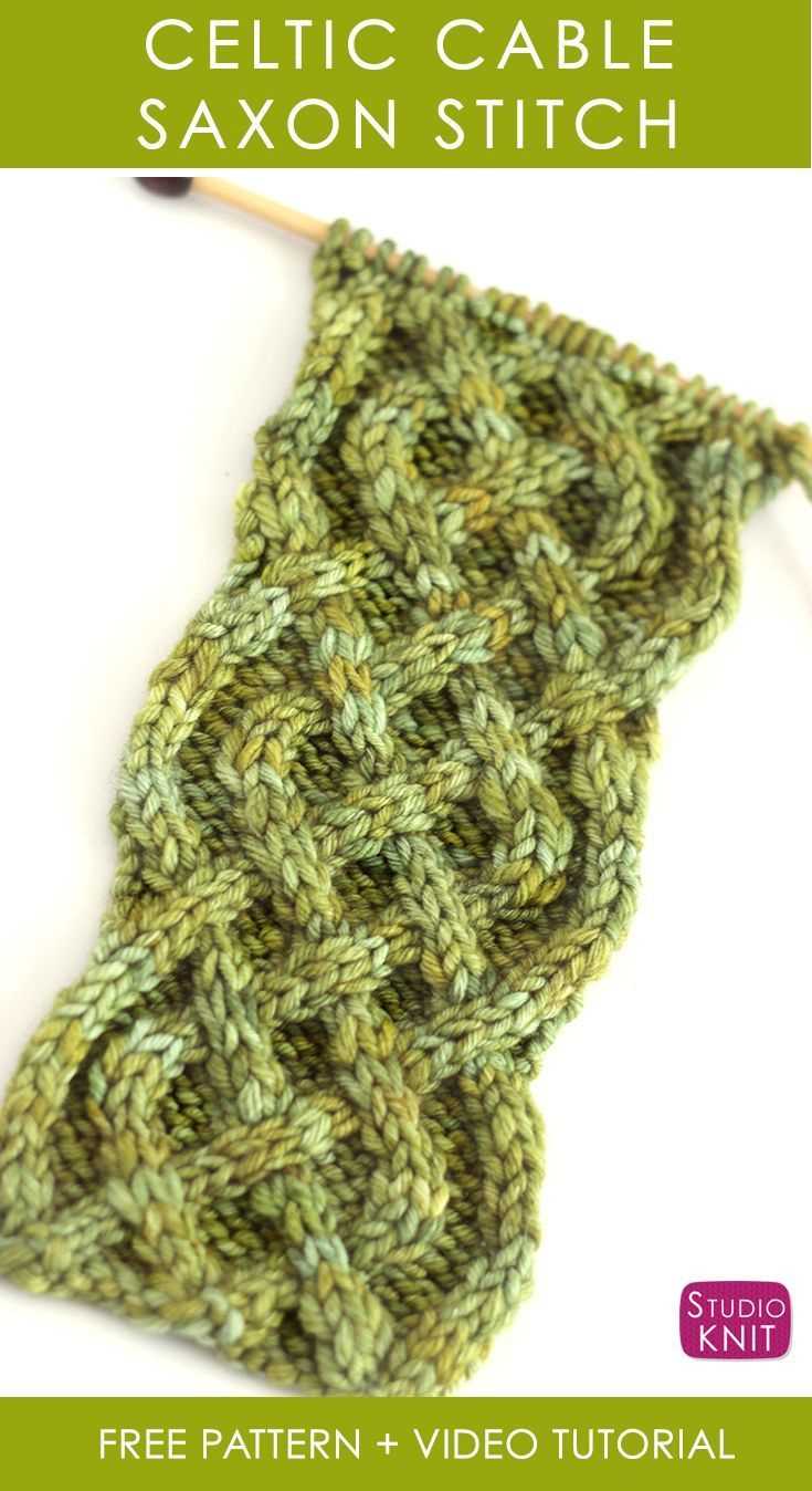 Celtic cable knitting pattern