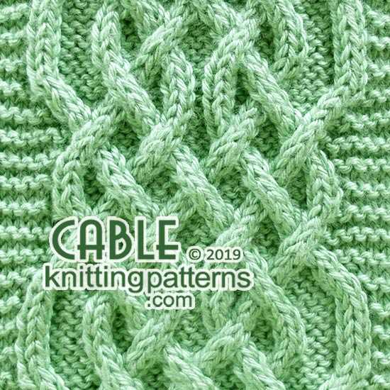 Celtic knit scarf pattern free