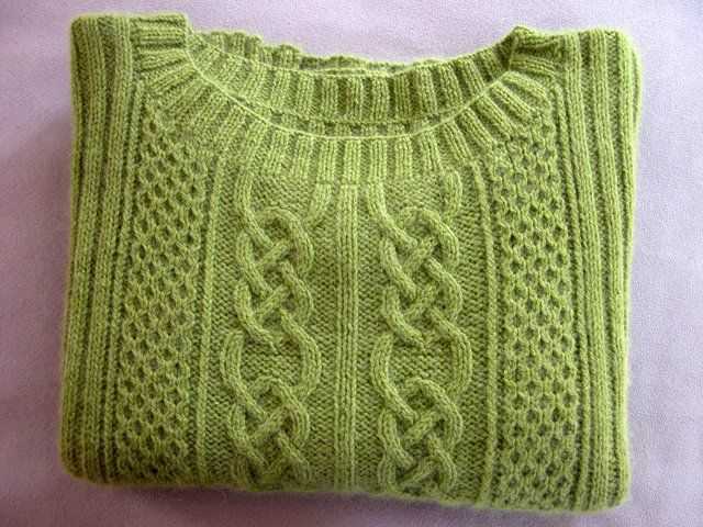 Celtic knot shrug knitting pattern